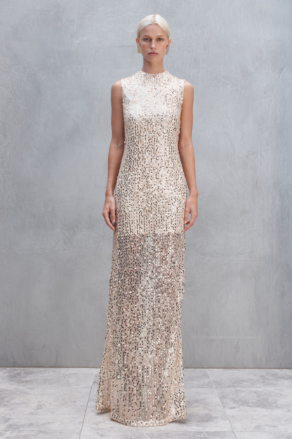 JEWEL GOWN - SALMON