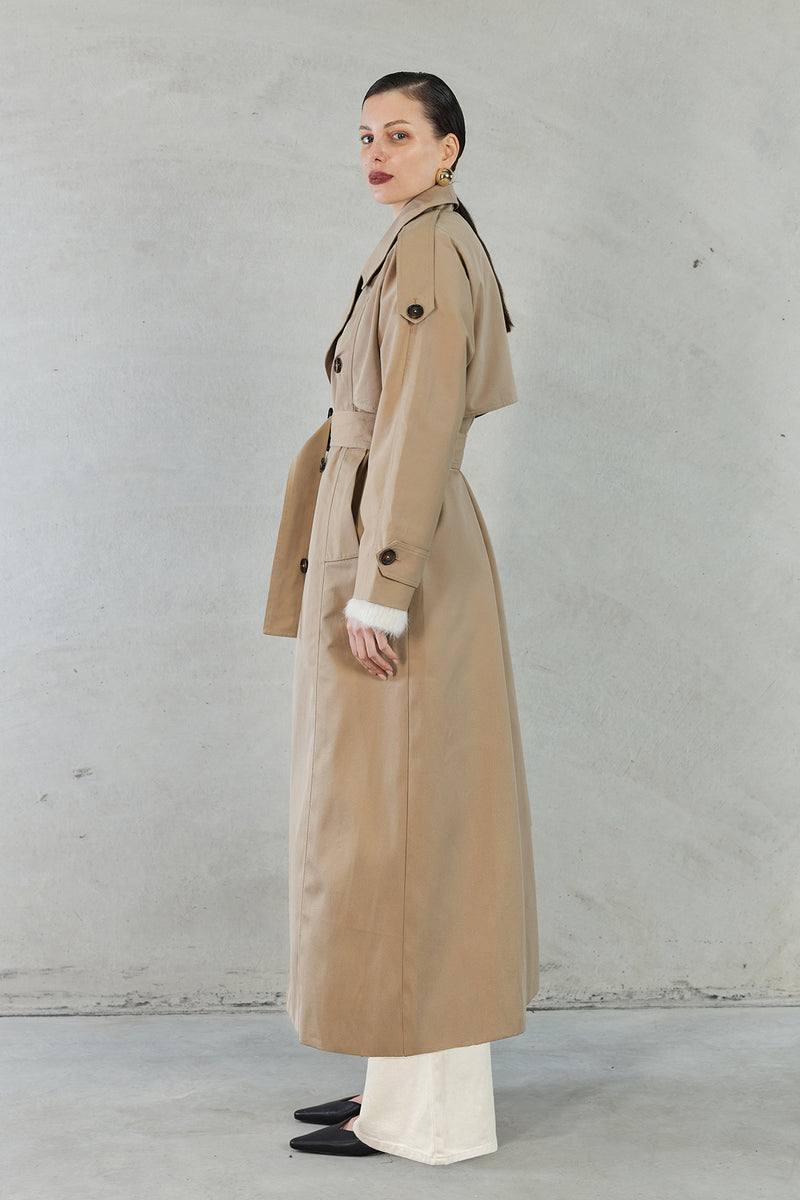 WATER-REPELLENT ABIGAIL TRENCH COAT