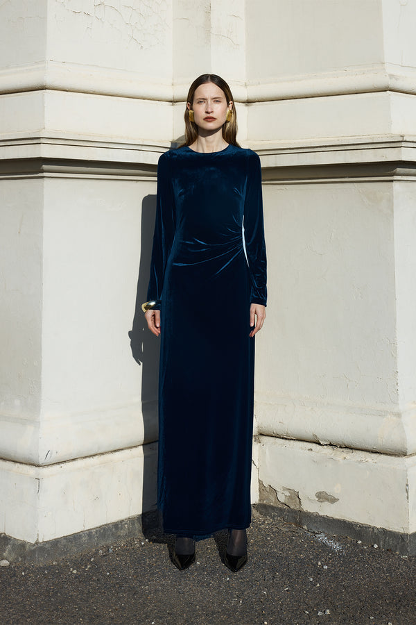 LUCIA GOWN - NAVY