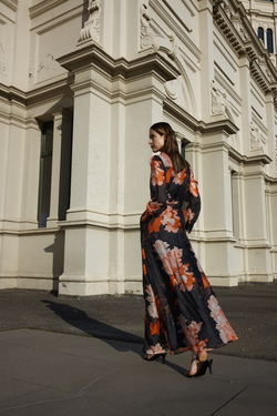 ISABELLA DRESS - AUTUMN PRINT