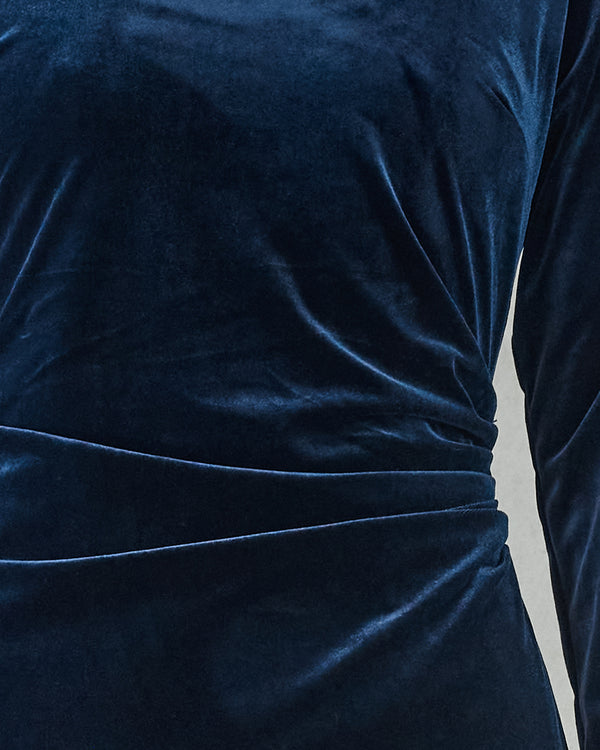 LUCIA GOWN - NAVY