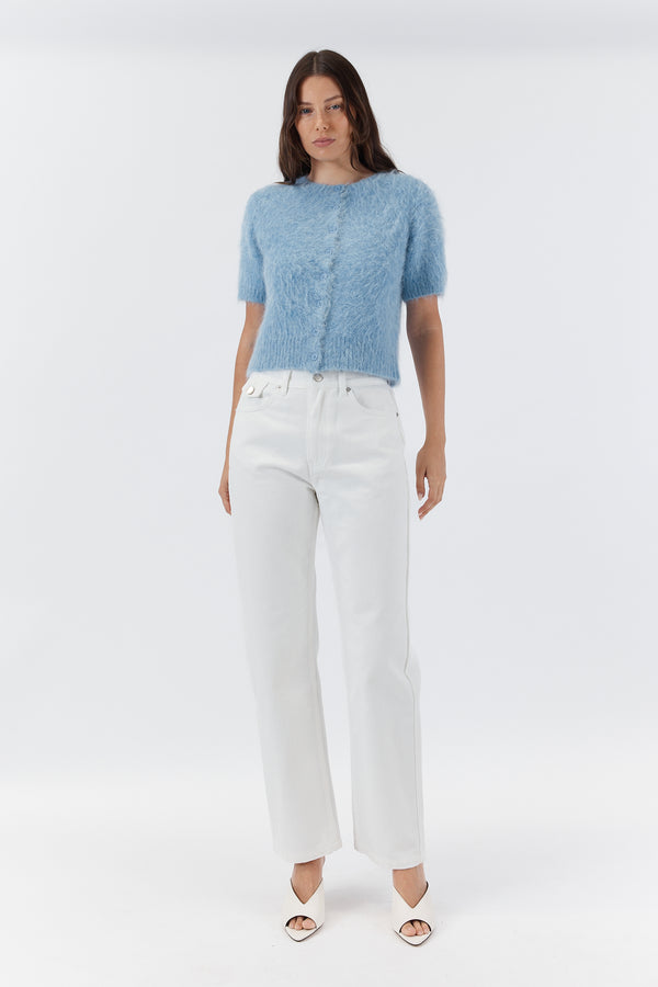 ELLY CROPPED CARDIGAN SKY