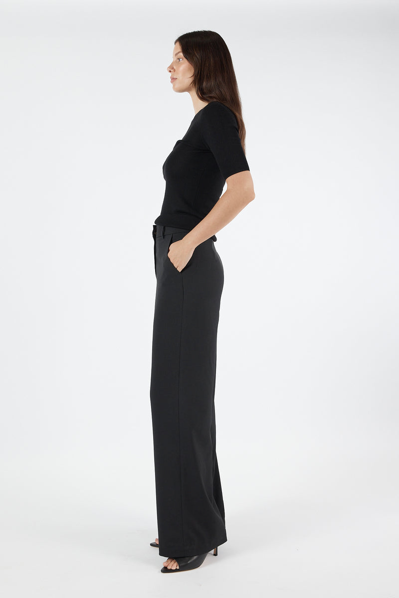 ROSA TAILORED PANT BLACK