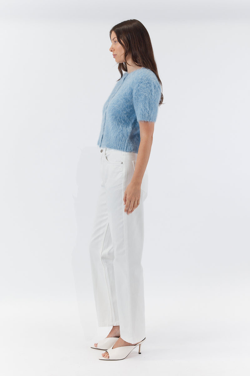 ELLY CROPPED CARDIGAN SKY