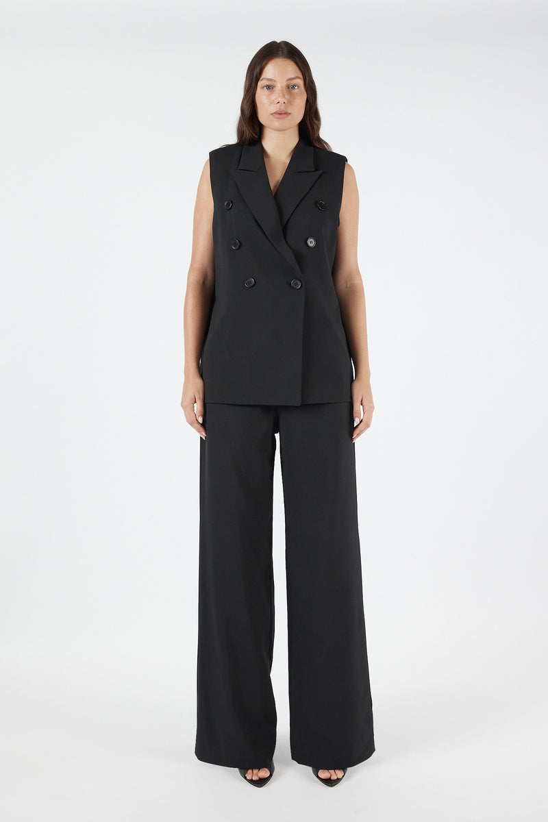 ROSA TAILORED PANT BLACK
