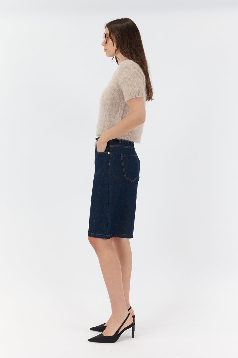 ELLY CROPPED CARDIGAN OAT