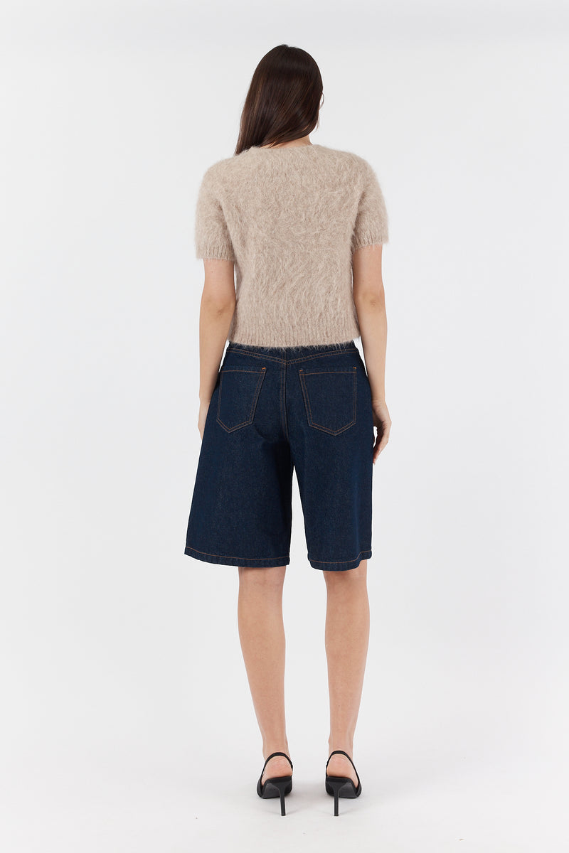 ELLY CROPPED CARDIGAN OAT
