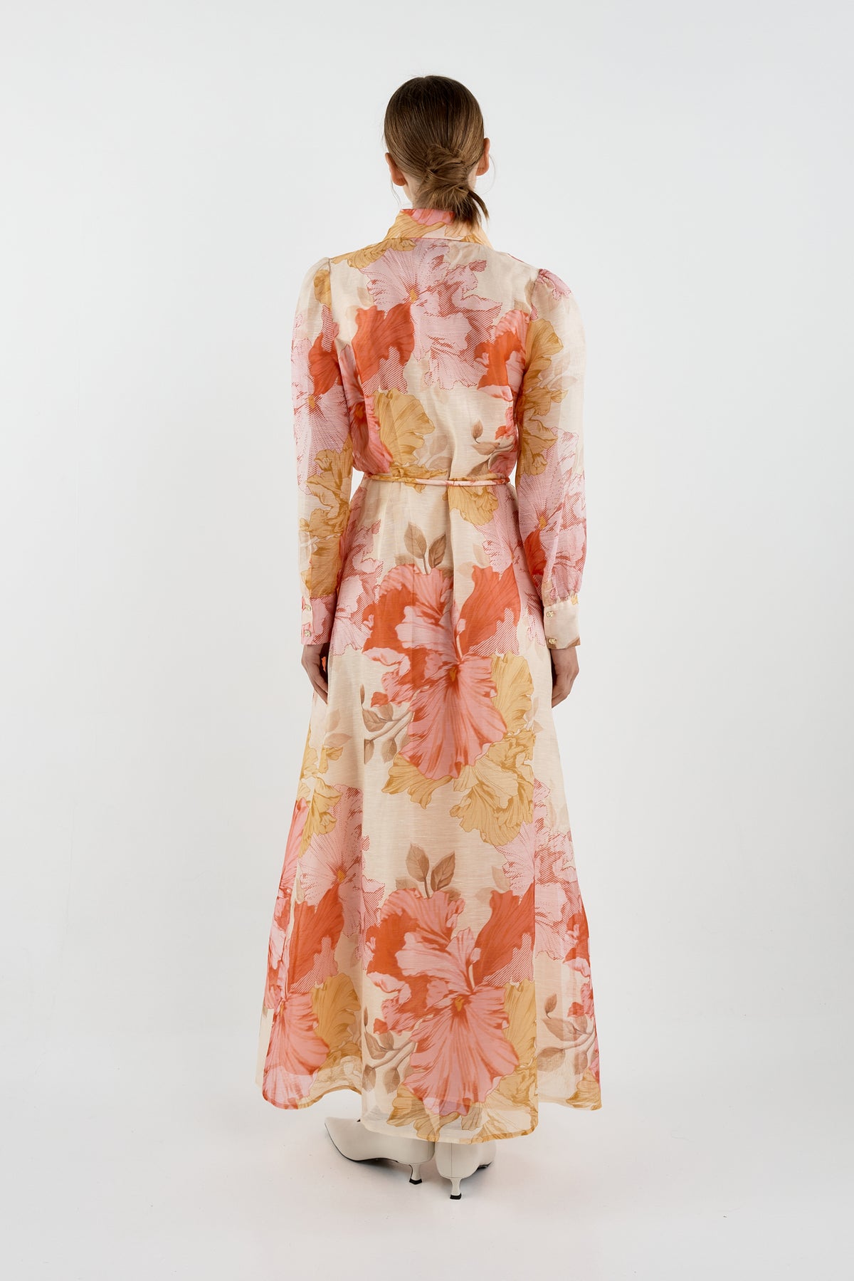 laxmi accordion pleat maxi dress moss Moss Vision Of Elegance Maxi Dress