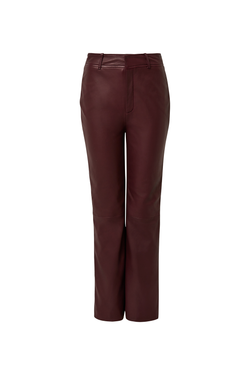 LEATHER PANT MERLOT